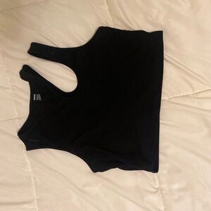 SHEIN Black Crop Top